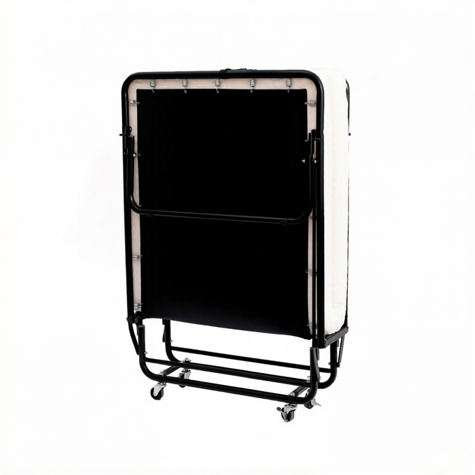 AF-Z05 FOLDING BED WITH BRAKE WHEELS