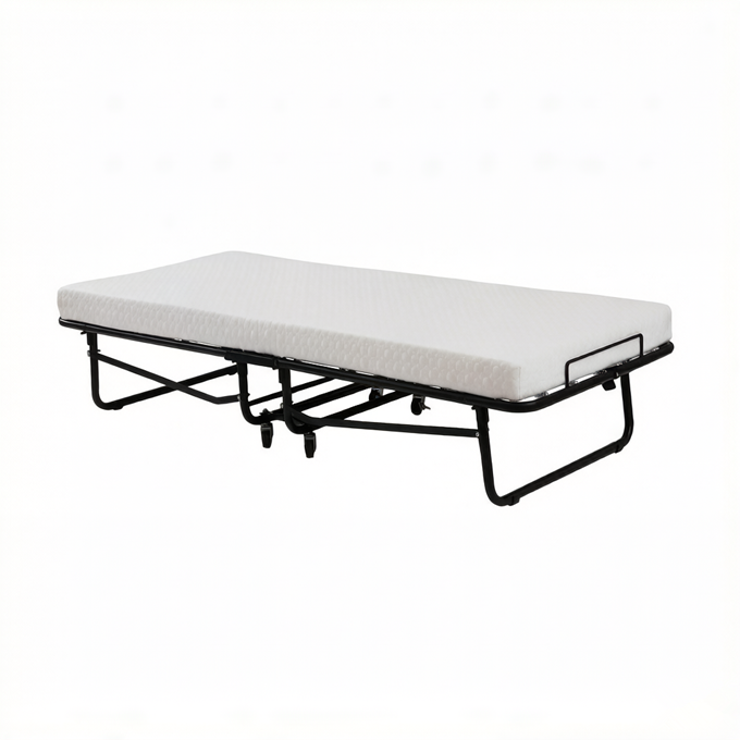 AF-Z05 FOLDING BED WITH BRAKE WHEELS