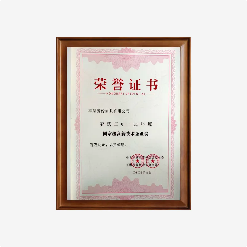 Honorary Credential – Enterprise Upgrading Award (2019)